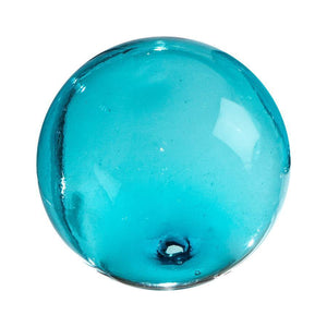 6"  AQUA Glass Ball - Worldly Goods Too