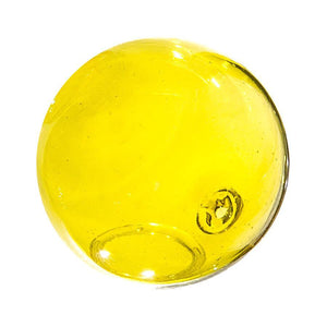 Sphere - 6" Lemon Glass Ball - Worldly Goods Too