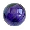 6"  TWIRLED-EGGPLANT Glass Ball - Worldly Goods Too
