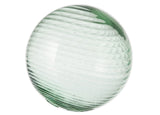 6"  TWIRLED-MINT Glass Ball - Worldly Goods Too