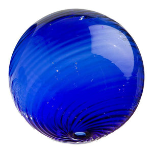 Sphere - 8" Cobalt Twirled - Worldly Goods Too