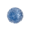 3"  ICED-DENIM Glass Ball - Worldly Goods Too