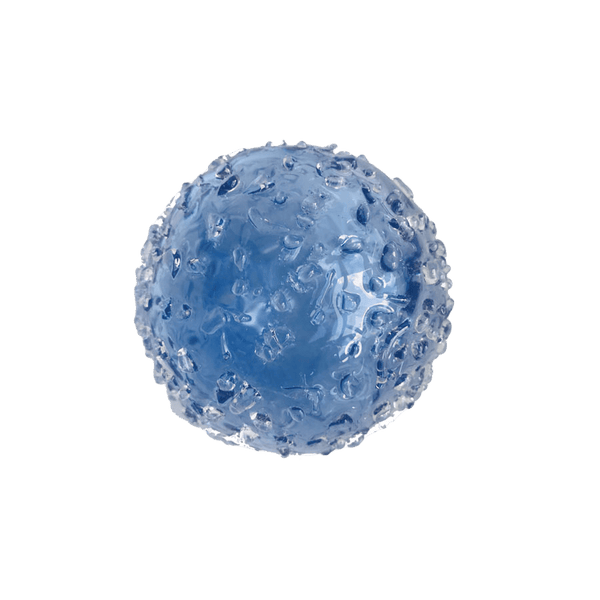3"  ICED-DENIM Glass Ball - Worldly Goods Too