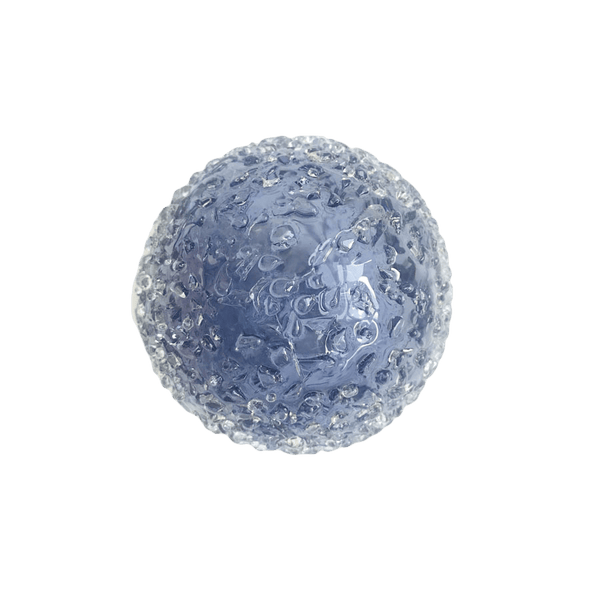 3"  ICED- LAVENDER Glass Ball - Worldly Goods Too