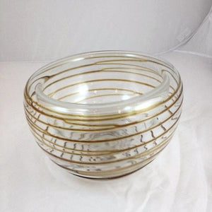 10" Round Glass Bowl 