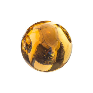 3"  AMBER PLATED - Worldly Goods Too
