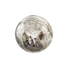 SILVER CRACKLE GLASS BALLS WALL SPHERES - Worldly Goods Too