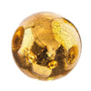 6"  AMBER CRACKLE PLATED - Worldly Goods Too