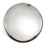 BASIC SILVER GLASS BALLS WALL SPHERES S/9 - Worldly Goods Too