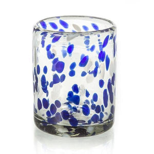 Tumblers-Spotted Cobalt & White Set/4 - Worldly Goods Too