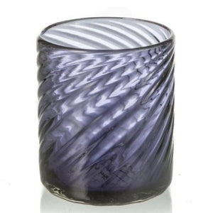 Tumblers-Twirled Eggplant Set/4 - Worldly Goods Too