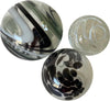 Glass Balls SPHERE SET/3-ONYX - Worldly Goods Too