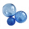 Glass Balls SPHERE SET/3-DENIM - Worldly Goods Too