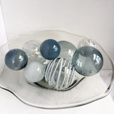 Sphere Set of 9 - Smoke & White - Worldly Goods Too