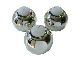 Silver Votive Spheres - Worldly Goods Too
