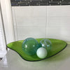 4.5"  CHEERFUL Glass Ball - Worldly Goods Too