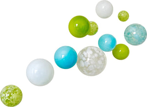 PASTEL GLASS BALLS WALL MIX-11 PC. - Worldly Goods Too