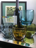 Rocks Glasses-Aqua set/4 - Worldly Goods Too