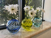 Glass Balls SPHERE SET/3-TWIRLED - Worldly Goods Too