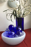 Glass Balls Sphere Set of 5 - COBALT - Worldly Goods Too