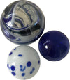 Glass Balls SPHERE SET/3-MIDNIGHT - Worldly Goods Too